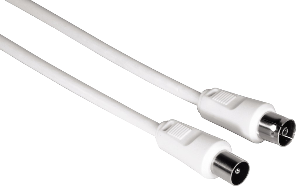 HAMA FIC Eco antennakábel 75dB, 1,5 méter, fehér (205028)