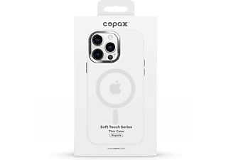 CEPAX iPhone 14 Pro Magsafe Soft Touch Thin Case Telefon Kılıfı Buz Beyazı-Gold_1