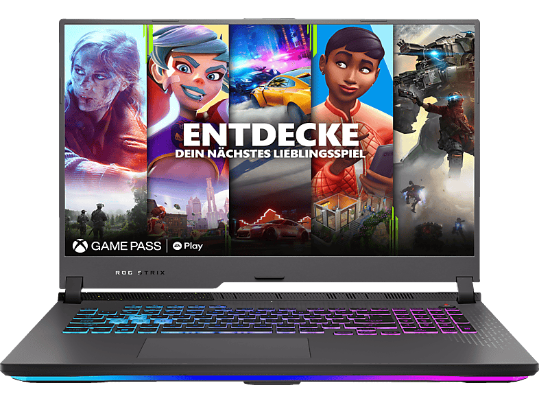 ASUS ROG Strix G17 G713RC-HX032W, Gaming Notebook, mit 17,3 Zoll ...