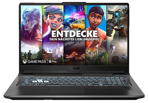 ASUS TUF Gaming A17 FA706QM-HX008W, Gaming Notebook, mit 17,3 Zoll Display,  AMD 5800H Prozessor, 16 GB RAM, 1 TB SSD, NVIDIA, GeForce RTX™ 3060,  Schwarz Windows 11 Home (64 Bit) Gaming Notebook