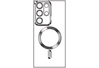 CEPAX Galaxy S23 Ultra Titanium Magsafe Silicone Case Telefon Kılıfı Silver