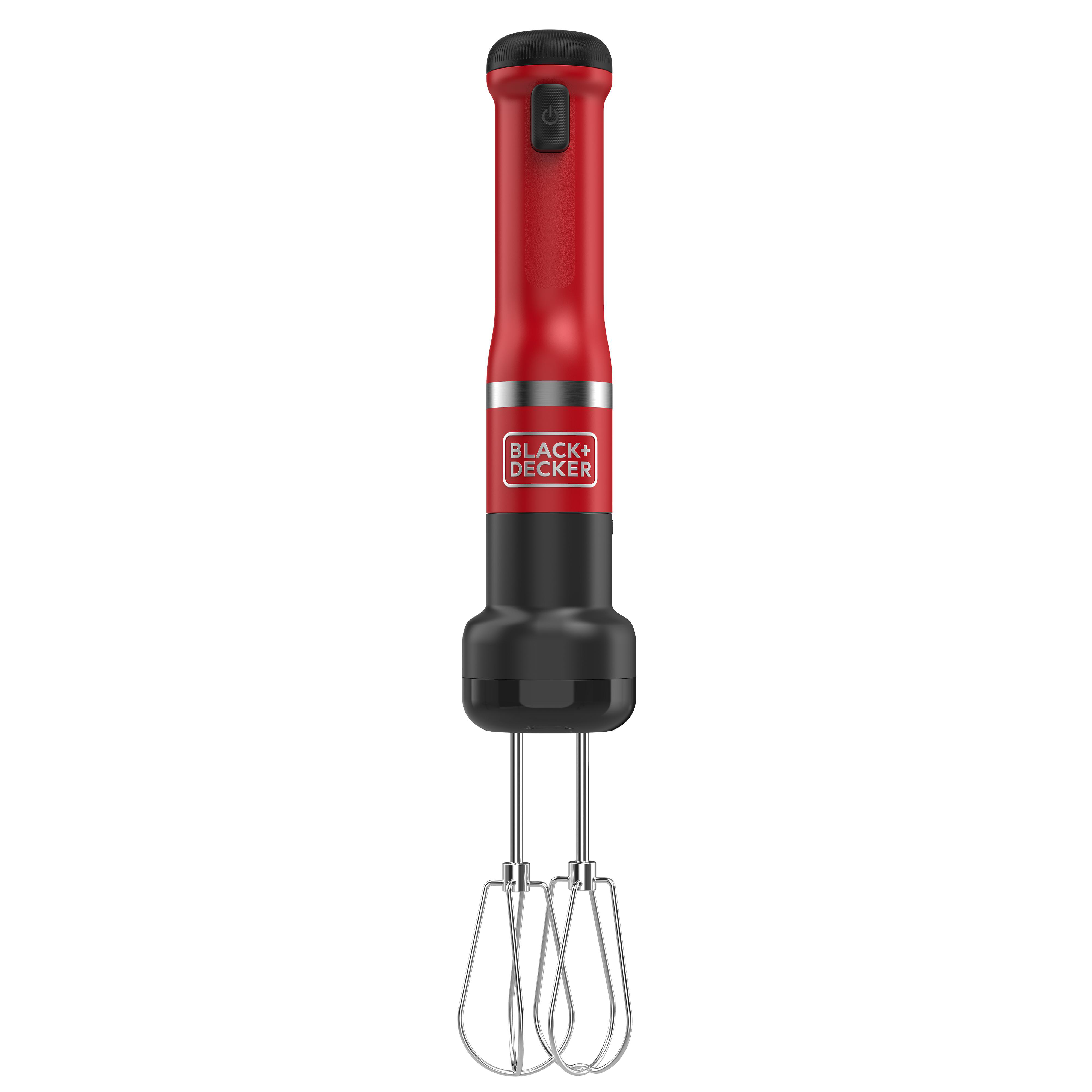 BLACK+DECKER BCKM1014KR 4er Set Kitchen Wand Stabmixer Rot (7,2 Volt, 0.7 l)