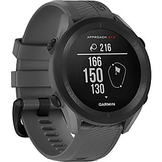 Reloj deportivo - Garmin Approach S12, Bluetooth, GPS, Resistente al agua, 20.2 cm, 1.3 ", Gris