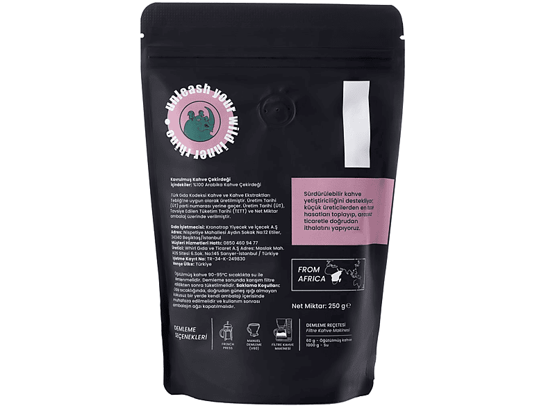 NO 33 Çekilmiş Filtre Kahve 250 g_1