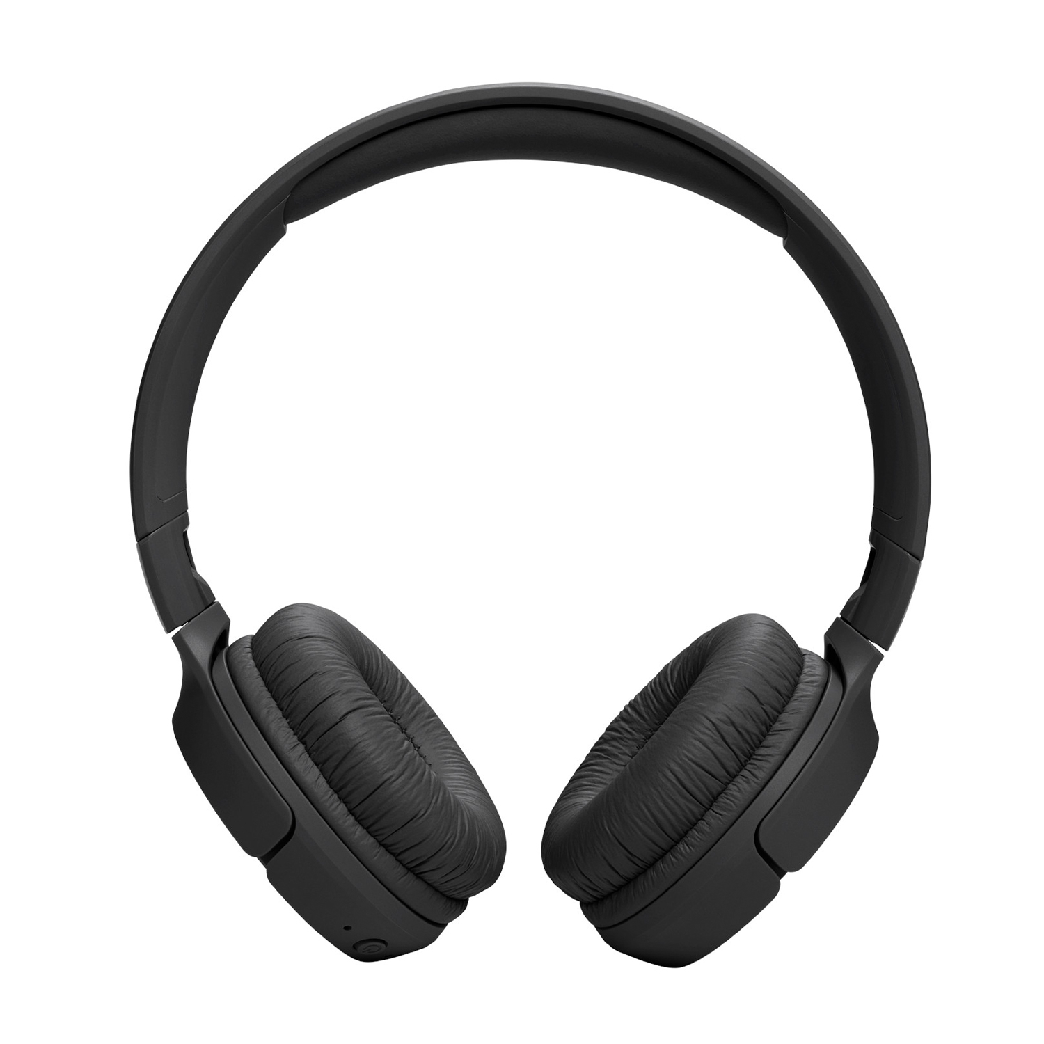 Cuffie over-ear nere con cuscinetti imbottiti. Anche l'archetto è nero.