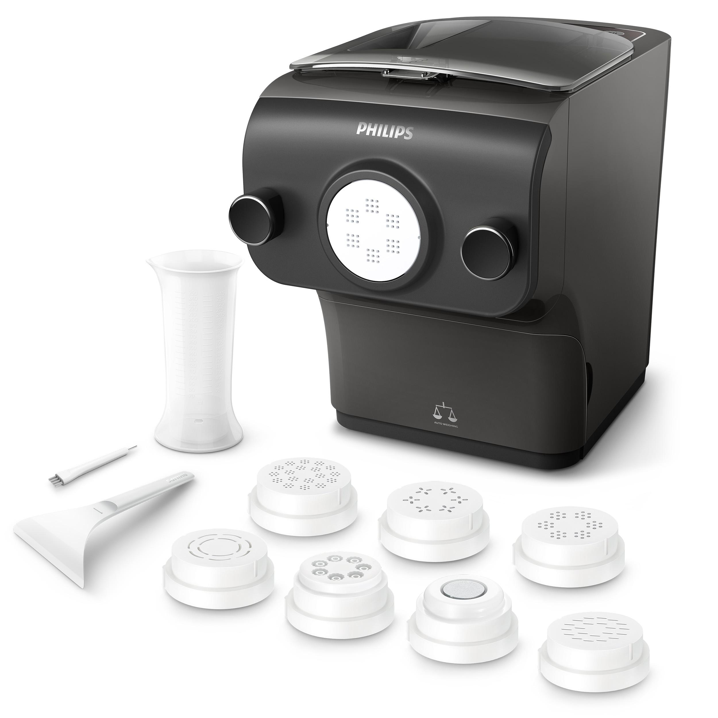 PHILIPS HR2382/15 Avance 8 Aufsätze, Nudelmaschine Kaschmirgrau
