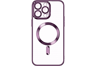 CEPAX iPhone 14 Titanium Magsafe Silicone Case Telefon Kılıfı Mor