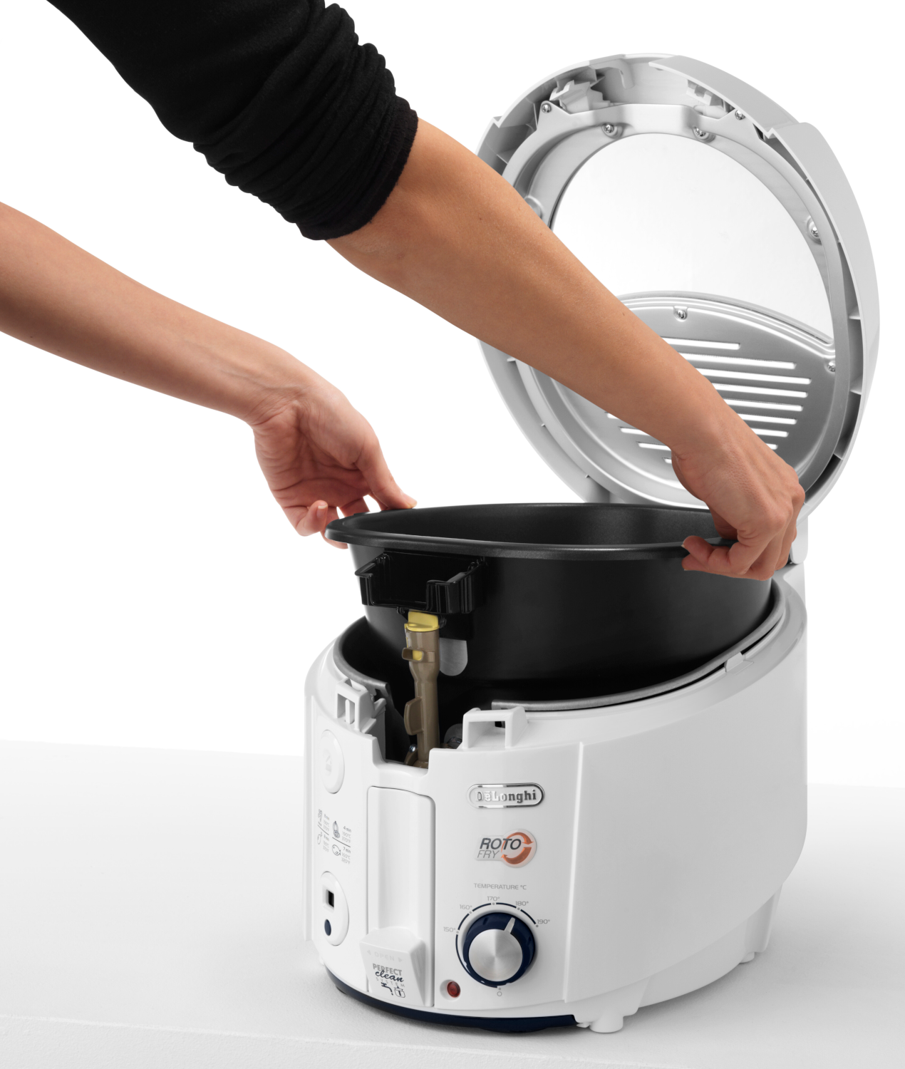 DE-LONGHI F 38436 Forgókosaras olajsütő időzítővel