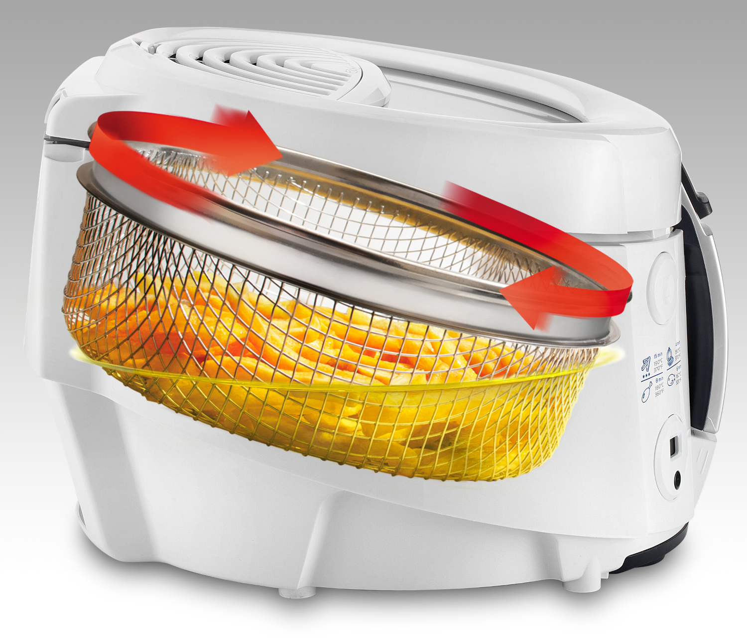 DE-LONGHI F 38436 Forgókosaras olajsütő időzítővel
