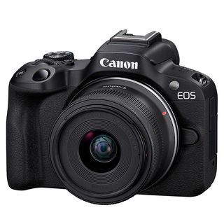 Cámara EVIL - Canon EOS R50 BK+RFS18-45/NO FF, 24.2 mp, 4K UHD, 7.5 cm, Wi-Fi, Negro