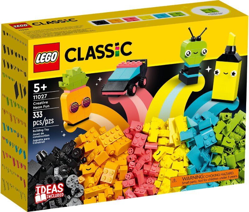 Klocki LEGO Classic - Kreatywna zabawa neonowymi kolorami 11027