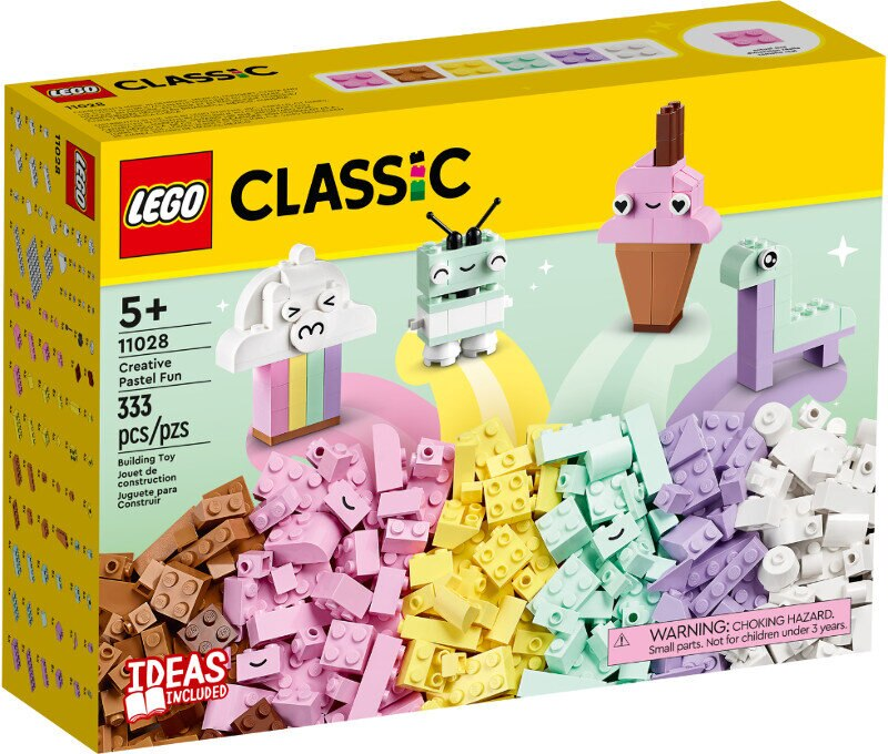Klocki LEGO Classic - Kreatywna zabawa pastelowymi kolorami 11028