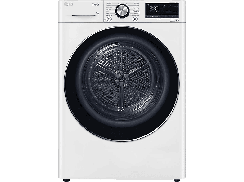 LG RH90V9AV2N Hőszivattyús szárítógép 9 kg, Eco Hybrid, DUAL Inverter