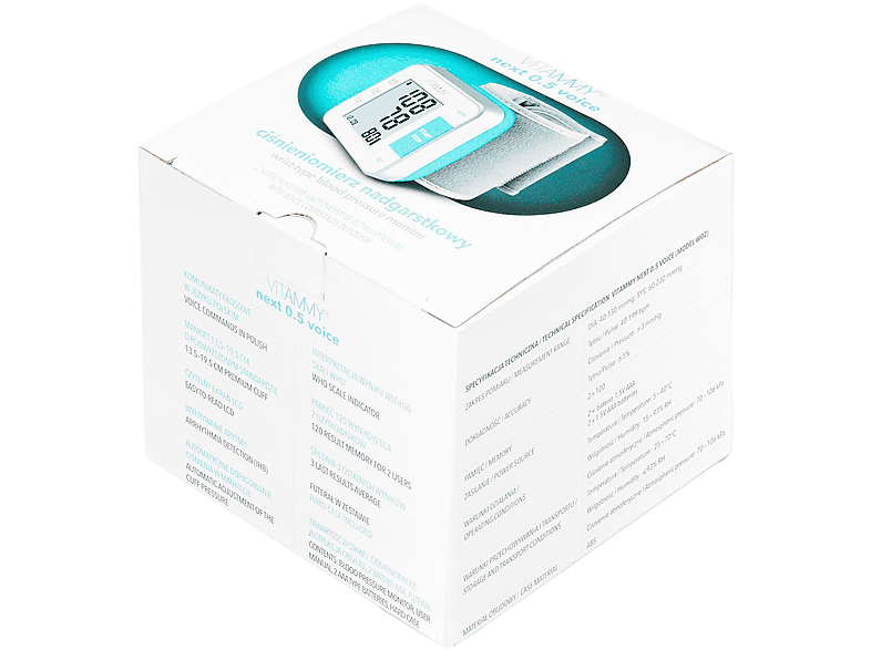 Ciśnieniomierz VITAMMY Next 0.5 Biało-niebieski – zdjęcie 2