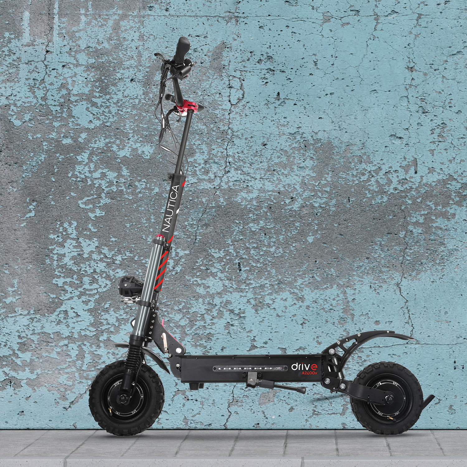 NAUTICA NTSR06 Drive A2400X Elektrikli Scooter Siyah