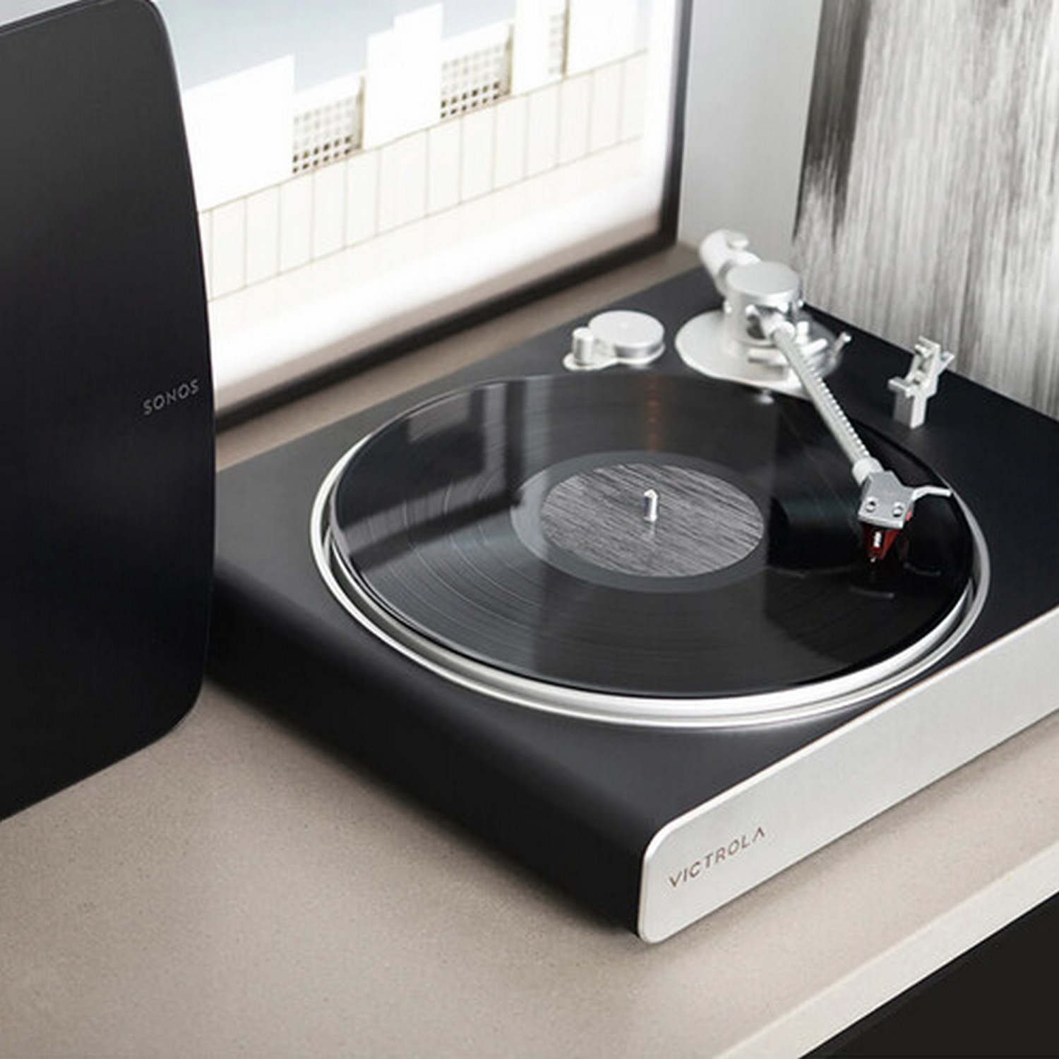 VICTROLA Wi-Fi Platenspeler Stream Carbon (VPT-3000-BSL-INT)