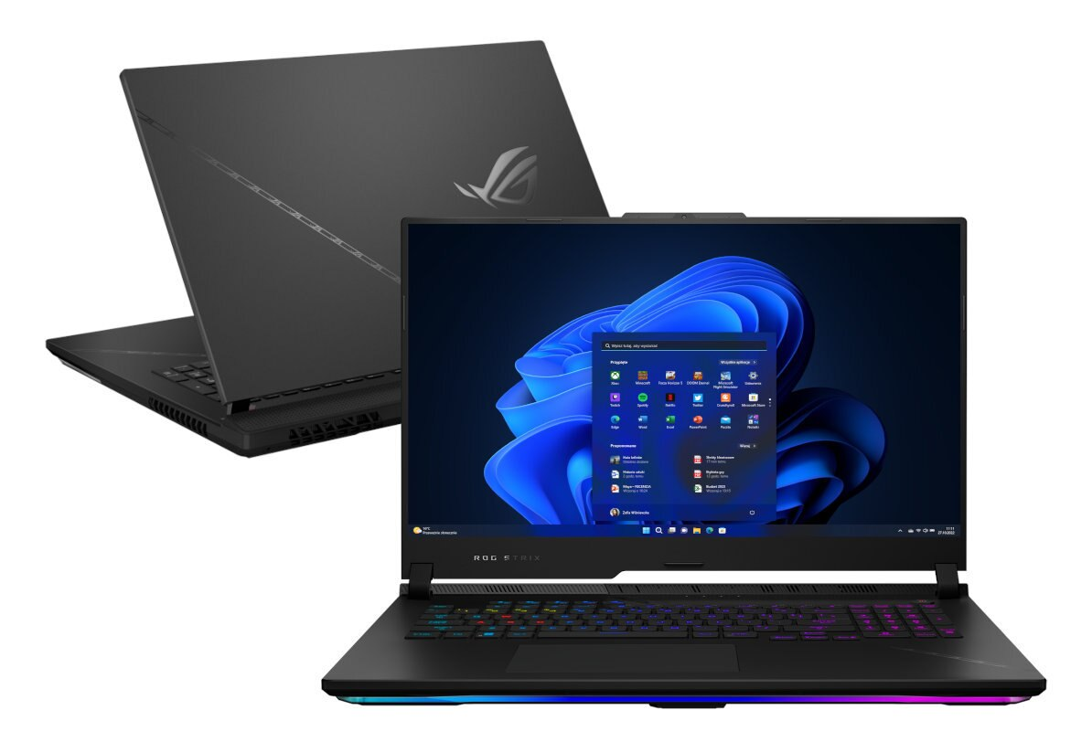 Laptop ASUS ROG Strix SCAR 17 (2023) G733PY-LL003W WQHD Ryzen 9 7945HX/32GB/2TB SSD/RTX4090 16GB/Win11H Czarny (Off Black)