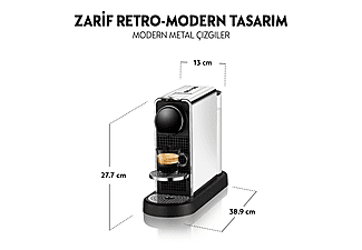 NESPRESSO C140 Citiz Platinium Metalik Kahve Makinesi_2