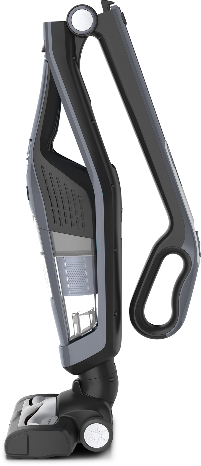 Aspirador escoba - Rowenta  RH6756WO Dual Force 2 en 1, LED, Gris