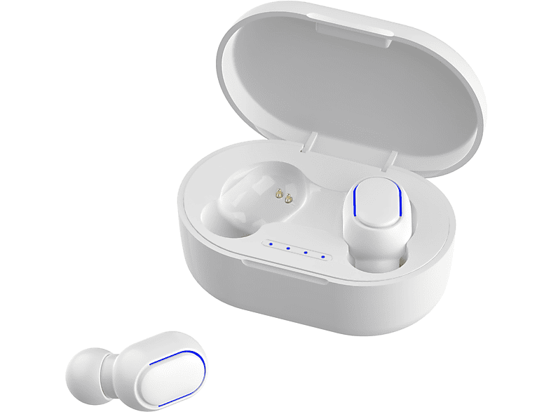 CORN TECHNOLOGY TWS-BT-V9W, In-ear Kopfhörer Bluetooth White