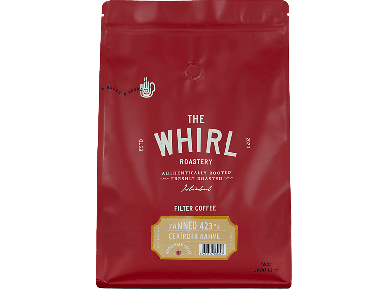 THE WHIRL Filtre Tanned 423°F 1 kg Çekirdek Kahve_0