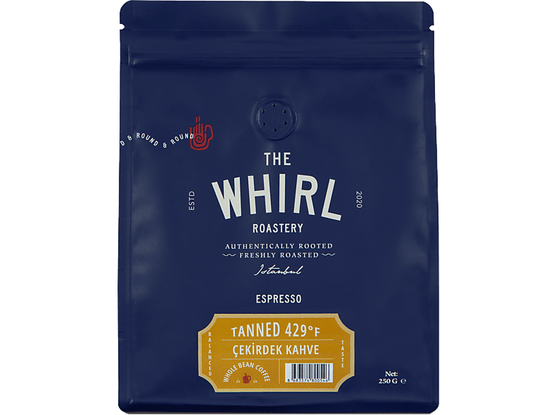 THE WHIRL Espresso Tanned 429°F 250 g Çekirdek Kahve