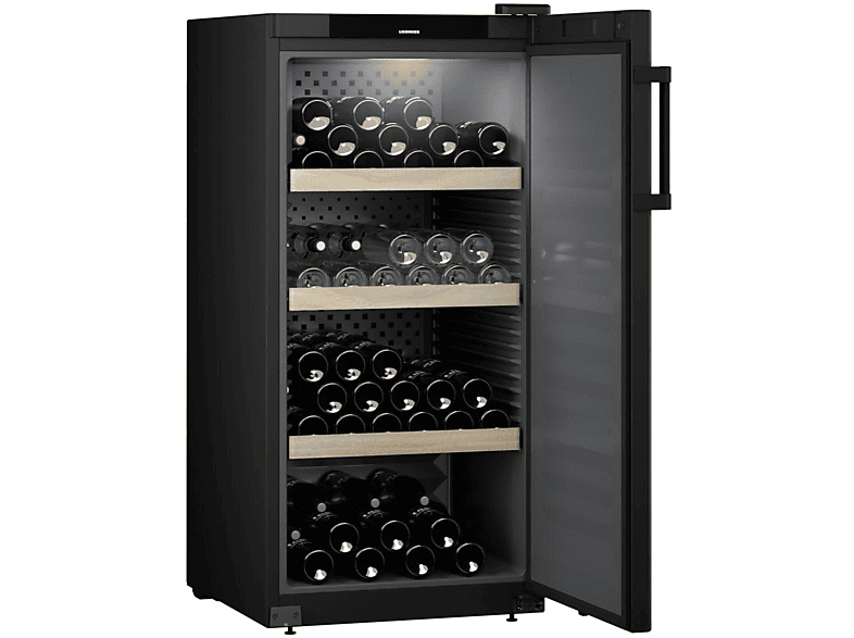 Liebherr WSbl 4201 GrandCru Weinlagerschrank (267 l, 76 kWh, EEK: D, Schwarz, Anzahl Flaschen: 141)