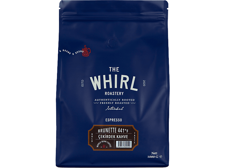 THE WHIRL Espresso Brunette 441°F 1 kg Çekirdek Kahve