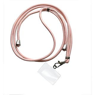 Cordón para móvil - Belyo Cordón Universal, Ajustable, 90 cm, Rosa