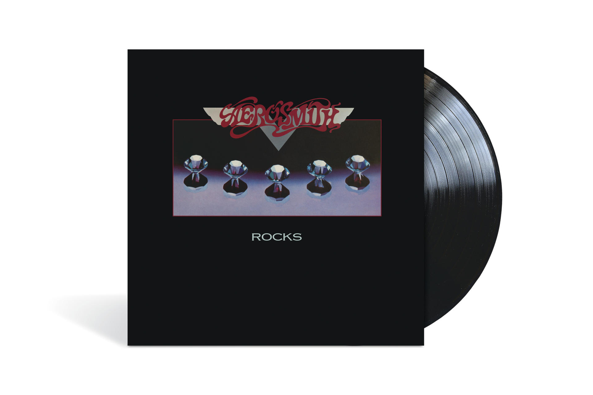 Az Aerosmith Rocks albumának borítója a címmel és a borítóművészettel.