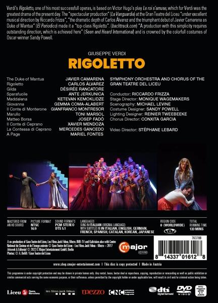 Camarena/Frizza/SO of the Gran Teatre Del Liceu - Rigoletto  - (DVD)