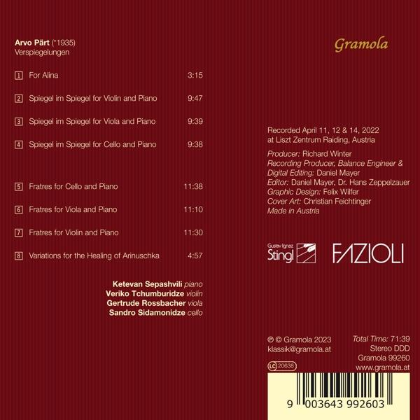 Rémy Ballot Ensemble/Till Firi - Verspiegelungen  - (CD)