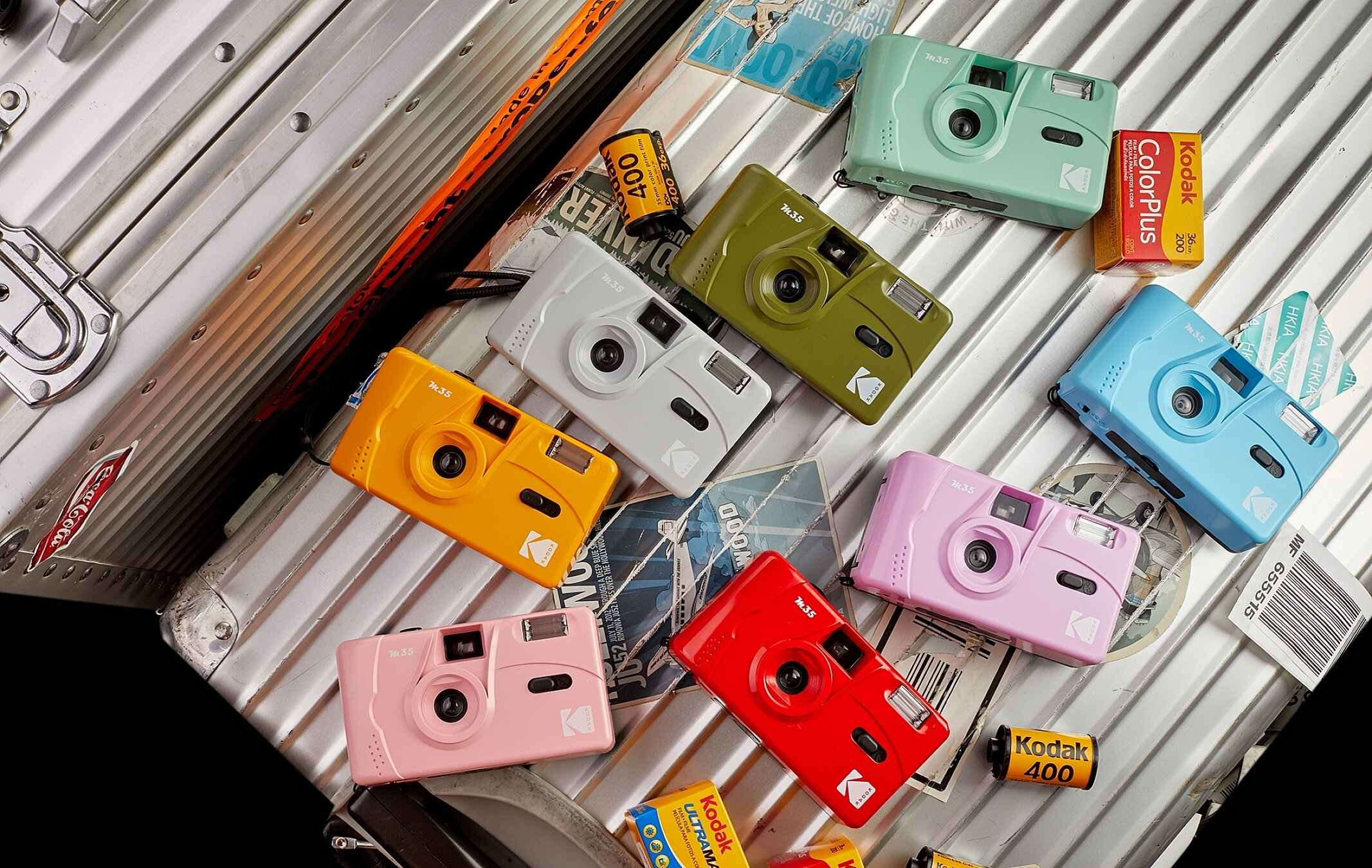 Aparat na kliszę KODAK M35 Żółty