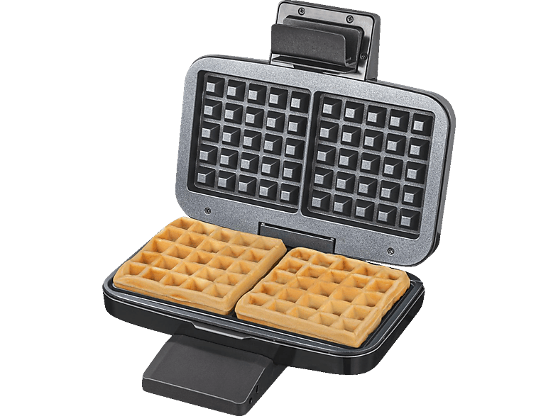 CLOER 1459 Brüssler Waffeleisen Silber/Schwarz