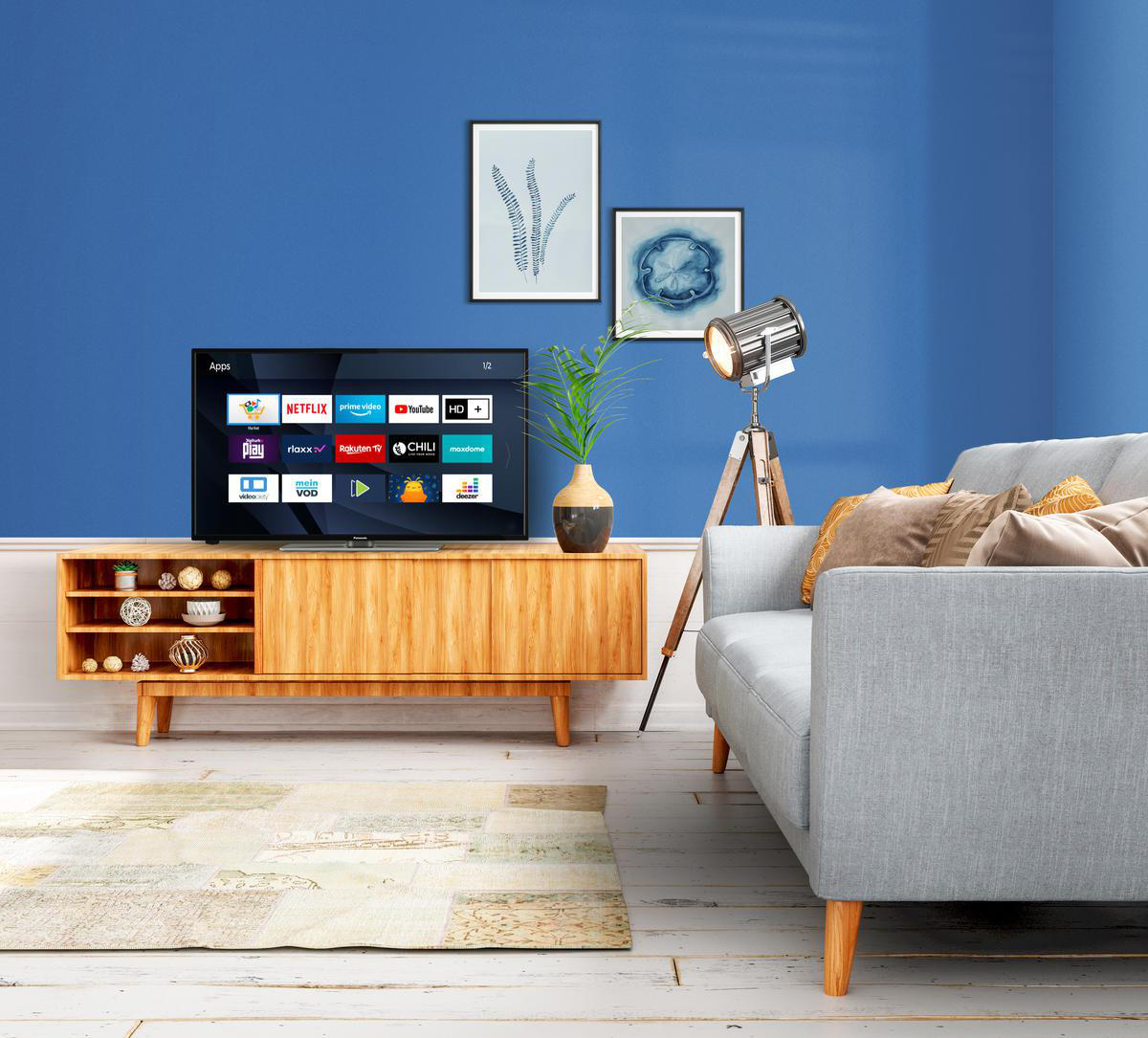 PANASONIC TX-40MS360E LED TV (Flat, 40 Zoll / 100 cm, Full-HD, SMART TV)