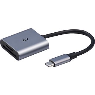 ISY ICR-5000 - Lecteur de cartes USB-C 2 en 1 (Argent)