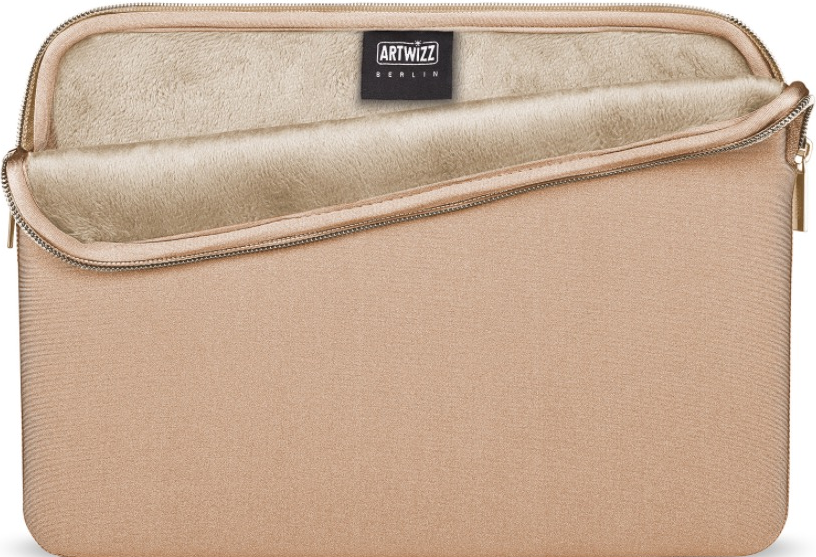 ARTWIZZ Neopren-Sleeve 13" - Borsa notebook, MacBook Air 13", MacBook Pro 13" (con e senza touch bar), 13 ", Oro