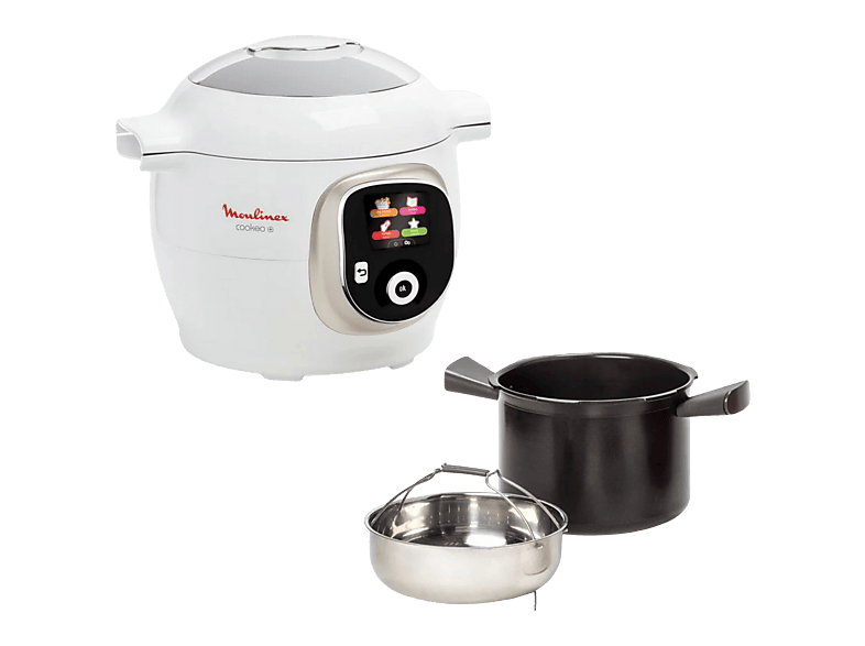 Moulinex Multicuiseur Cookeo+ 180 Recettes Blanc