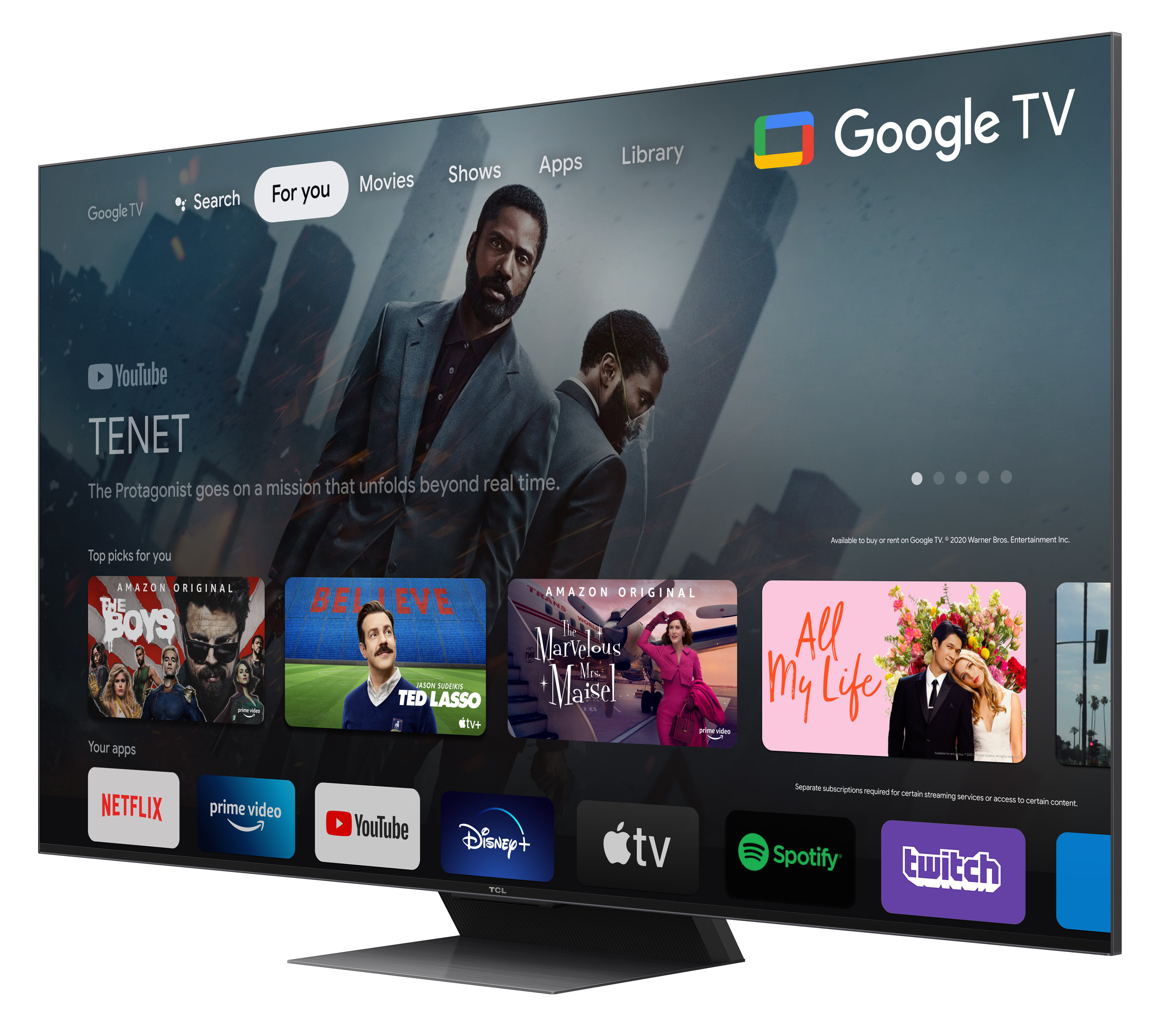 TCL 85C845 (85 Zoll, QLED Mini LED TV, Smart TV, Google TV, Dolby Vision, 144Hz Motion Clarity Pro, Sprachassistent)