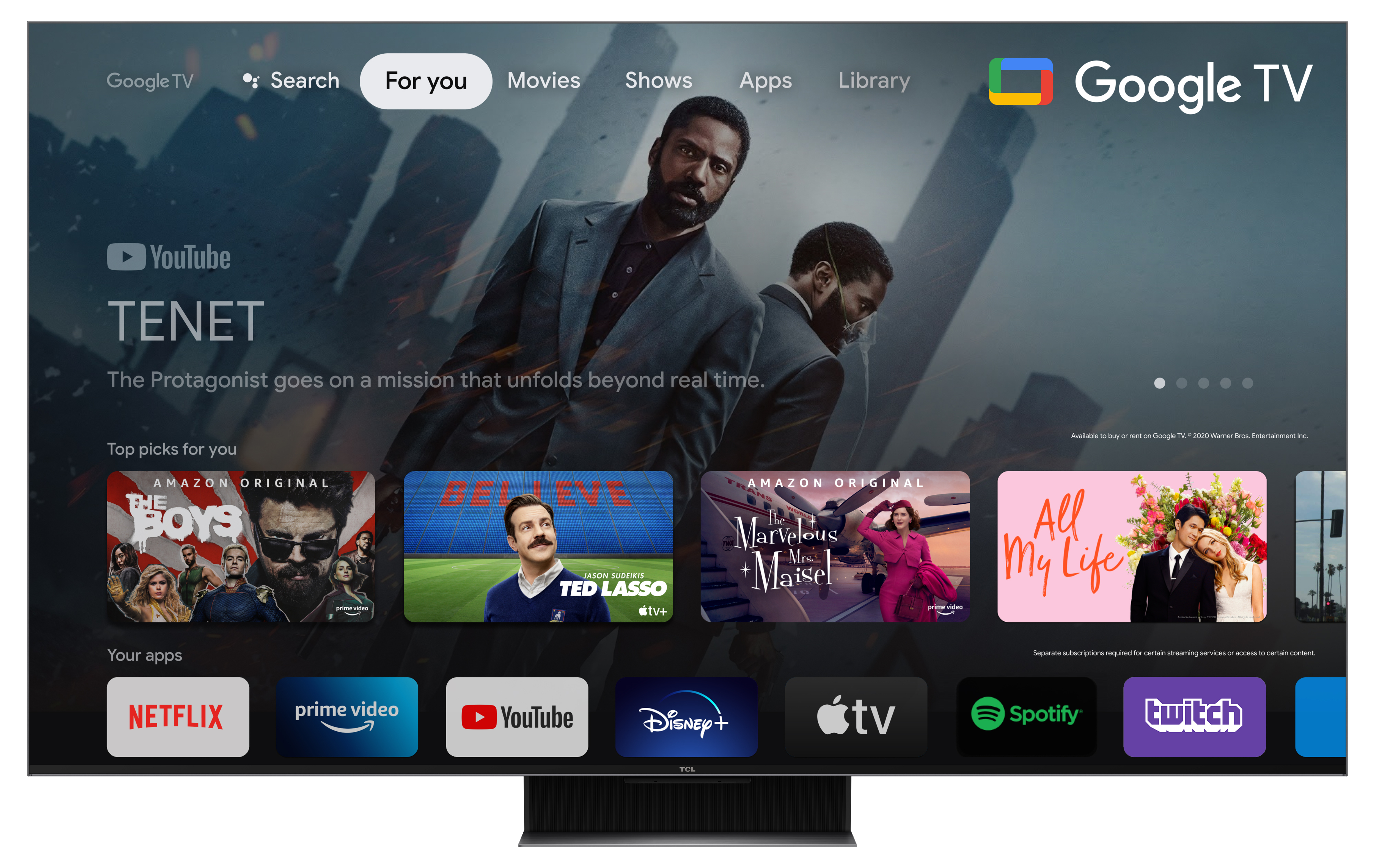 TCL 85C845 (85 Zoll, QLED Mini LED TV, Smart TV, Google TV, Dolby Vision, 144Hz Motion Clarity Pro, Sprachassistent)