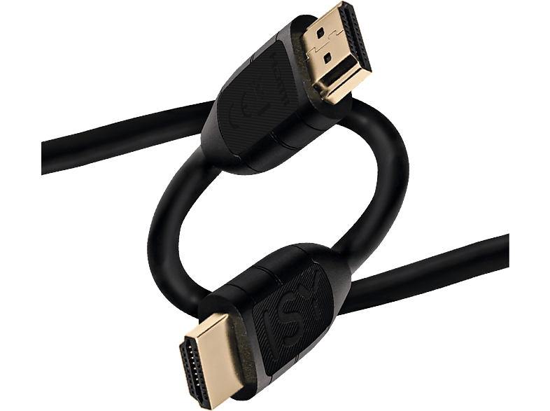 ISY IHD 1015 - HDMI Kabel, 1.5 m, Schwarz