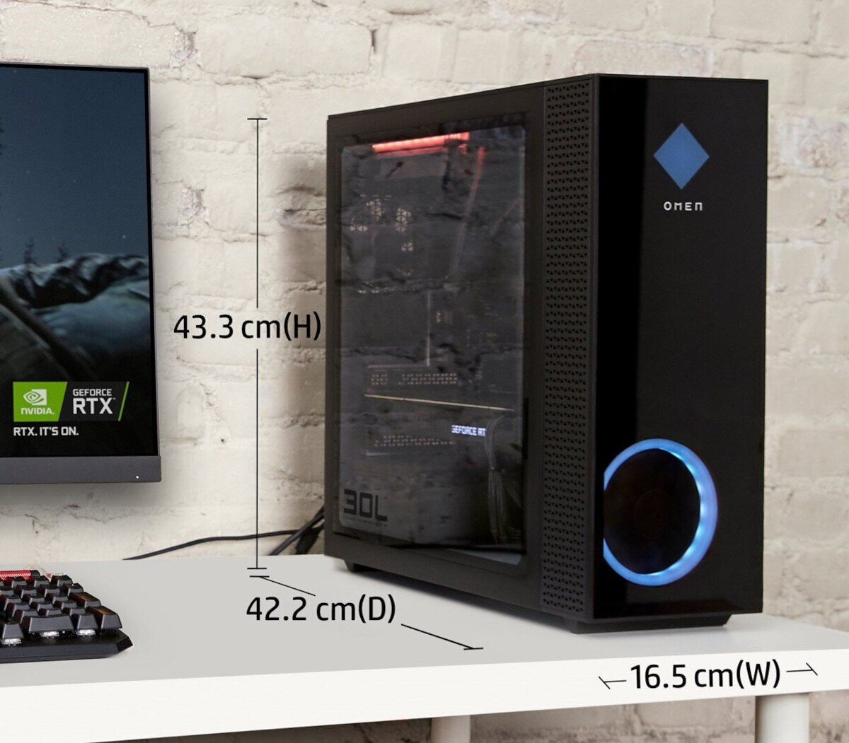 Komputer stacjonarny HP Omen 30L GT13-0007nw i7-10700F/32GB/1TB+512GB SSD/RTX2080 8GB/Win10H