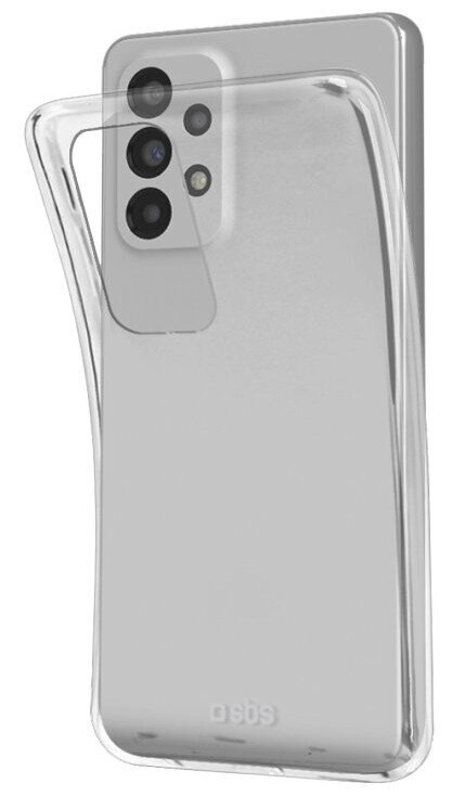 Przezroczyste etui na szary telefon, widok na tylne kamery.