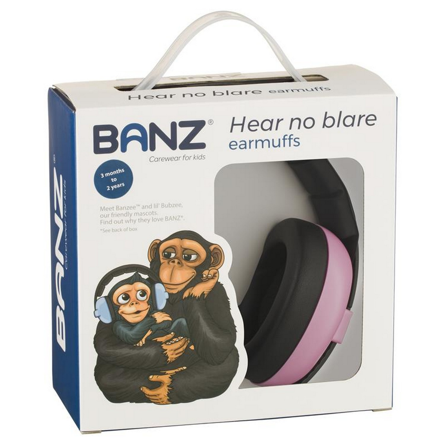 BANZ Protection auditive pour les bébés 0 - 3 ans Rose pétale (EM010)