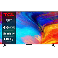 TCL 55P635 (LED-Fernseher, 139 cm/ 55 Zoll, 4K UHD, Android TV, Google TV, Smart-TV, HDR10, Metallgehäuse)