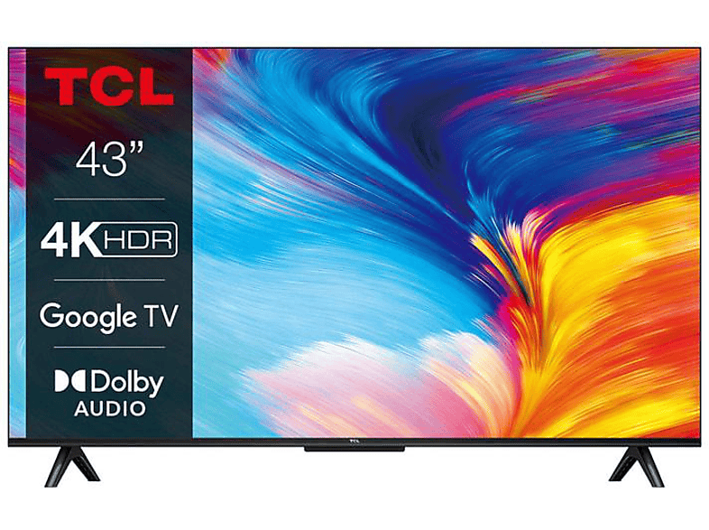TCL 43P635 (LEDFernseher, 108 cm/ 43 Zoll, 4K UHD, Android TV, Google