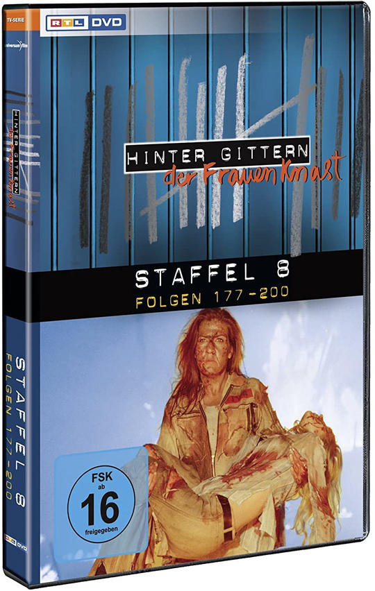 DVD-Box. Eine Frau, die den Körper einer Frau hält.