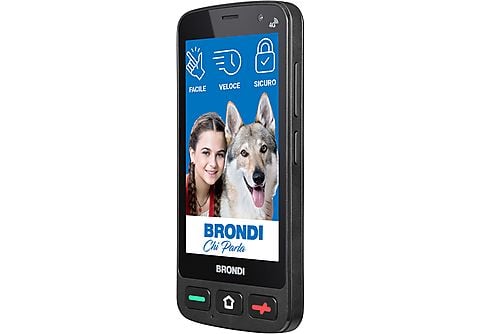BRONDI AMICO SMARTPHONE POCKET , 16 GB, BLACK