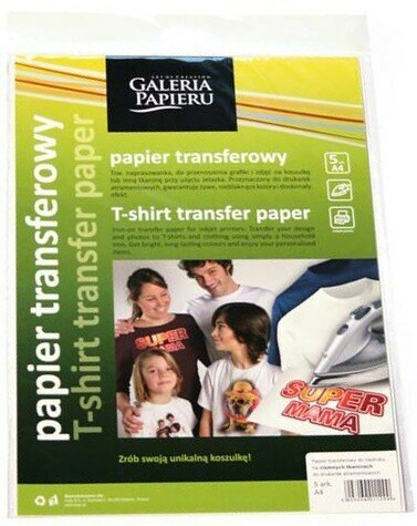 Papier termotransferowy GALERIA PAPIERU Do ciemnych tkanin