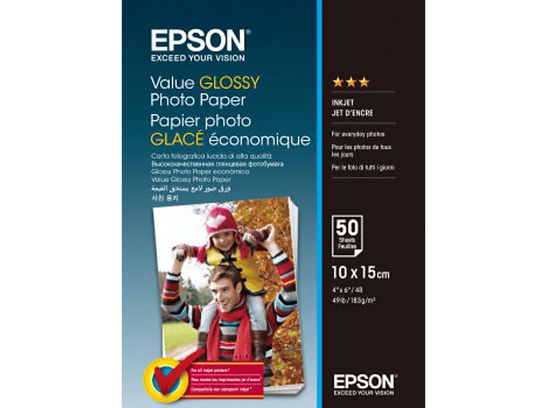 Epson Papier fotograficzny do drukarki A6 (C13S400038)